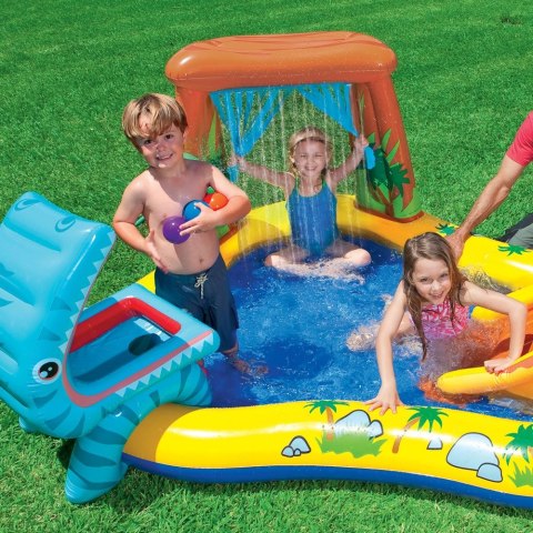 BASEN WODNY PLAC ZABAW DLA DZIECI ZJEŻDŻALNIA FONTANNA INTEX 57444