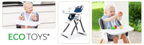 KRZESEŁKO FOTELIK DO KARMIENIA RENIFER SKŁADANE ECOTOYS