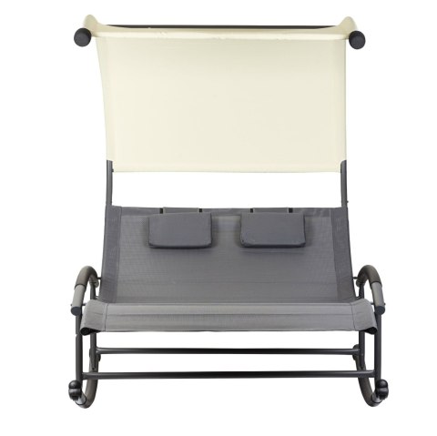 LEŻANKA LEŻAK OGRODOWY Z DASZKIEM HUŚTAWKA MULTIGARDEN