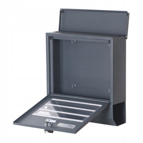 SKRZYNKA POCZTOWA NA LISTY GAZETY STAL NIERDZEWNA MODERNHOME