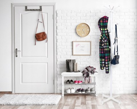 WIESZAK NA UBRANIA ODZIEŻ STOJAK STOJĄCY MODERNHOME