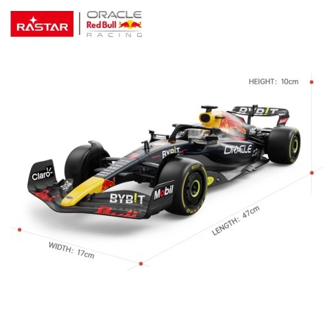 SAMOCHÓD ZDALNIE STEROWANY FORMUŁA ORACLE RED BULL RACING RB18 R/C SKALA 1:12 RASTAR 94700