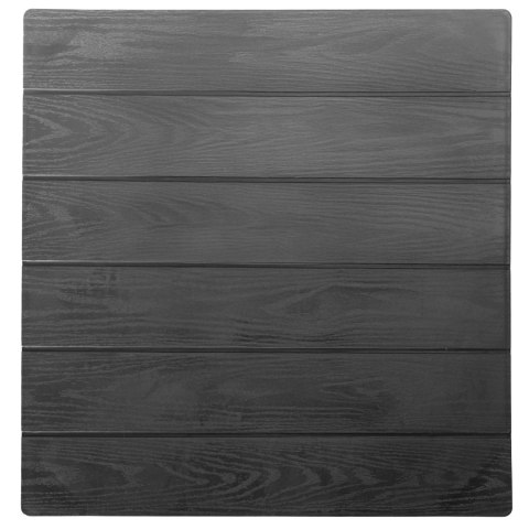 ZESTAW MEBLI OGRODOWYCH NA TARAS BALKON 2 FOTELE + STOLIK CZARNE