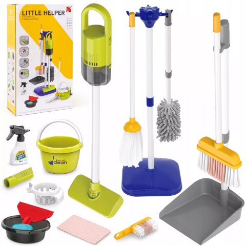 Duży Zestaw do Sprzątania dla Dzieci Odkurzacz Elektroniczny Akcesoria Mop