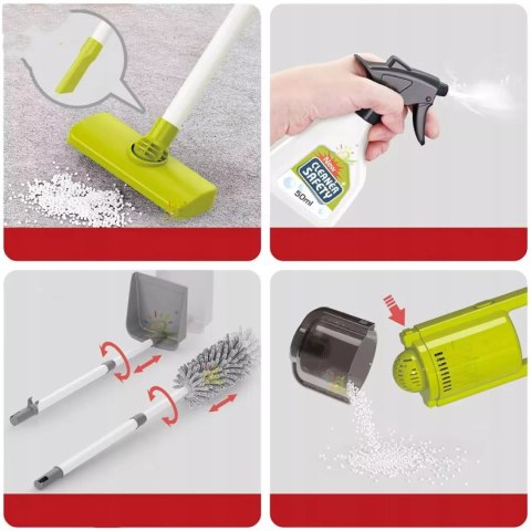 Duży Zestaw do Sprzątania dla Dzieci Odkurzacz Elektroniczny Akcesoria Mop