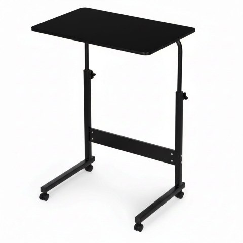 Mobilny stolik pod laptopa biurko dostawiane do fotela czarny ModernHome