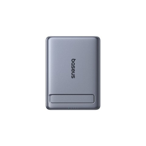 Powerbank ultracienki 5000mAh z podstawką kablem PicoGo AM31 Qi2 MagSafe 20W - szary