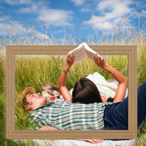 Ramka Cyfrowa 10.1'' z aplikacją Frameo 32GB - jasnobrązowa