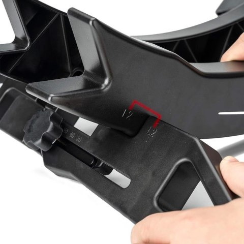 Stojak rowerowy pod koło oponę z regulacją szerokości 3 - 8 cm - czarny