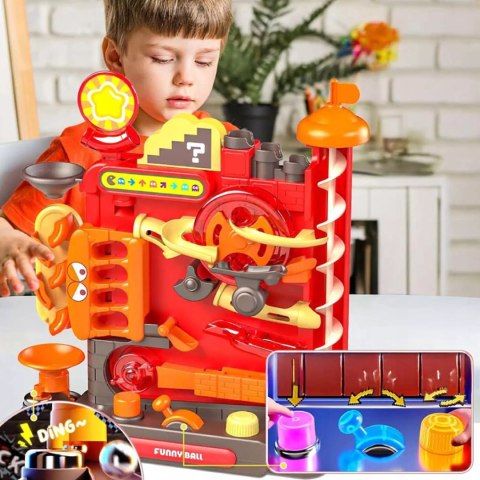 Tor Kulkowy Gra Zręcznościowa logiczna Labirynt 3D 16 Poziomów dla Dzieci