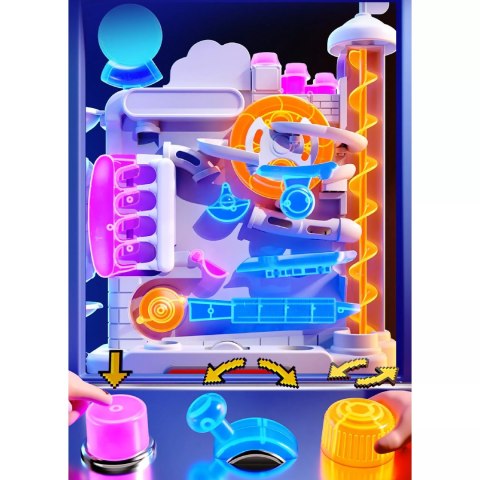 Tor Kulkowy Gra Zręcznościowa logiczna Labirynt 3D 16 Poziomów dla Dzieci