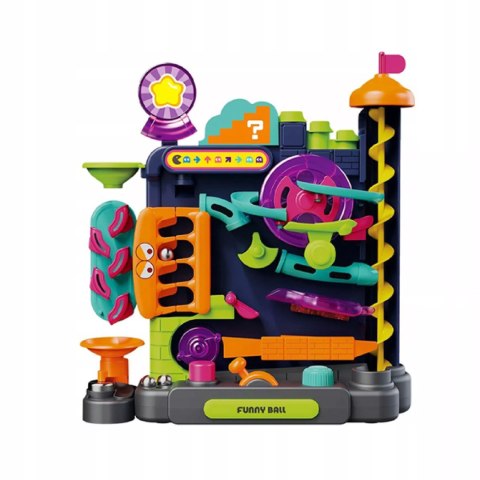 Tor Kulkowy Montessori Gra Zręcznościowa Labirynt 3D 16 Poziomów dla Dzieci