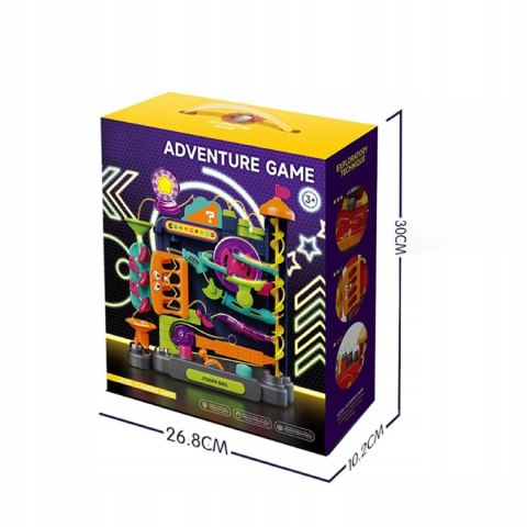 Tor Kulkowy Montessori Gra Zręcznościowa Labirynt 3D 16 Poziomów dla Dzieci