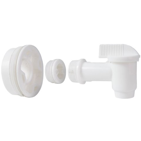 Beczka stalowa metalowa TH 60L korki 2 i 3/4 z kranikiem atest - SZARA