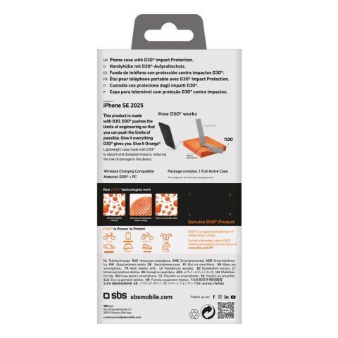 Etui ochronne case do iPhone 16e Full Active D3O - czarne