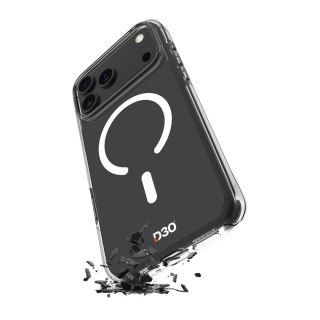 Etui pokrowiec na iPhone 17 Pro Max TPU PC Impact Clear D3O MagSafe - przezroczyste