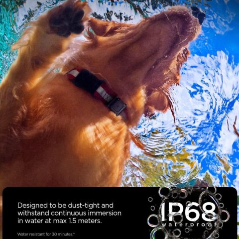 Etui pokrowiec na lokalizator AirTag 1 / 2 Tough Armor Pet Collar - czarne