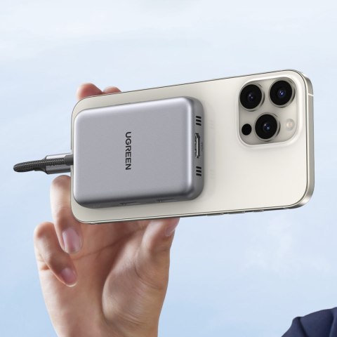 HUB rozdzielacz 7w1 USB-C na HDMI USB-C USB-A SD TF - szary