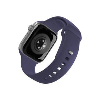 Pasek silikonowy na Apple Watch 44/45/46/49mm Icon - granatowy