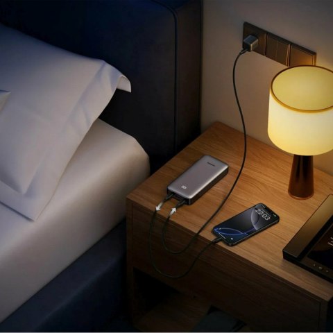 Powerbank 10000mAh USB-A USB-C Nexode 30W - szary