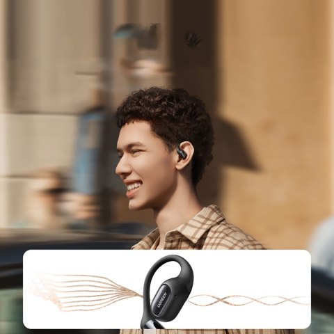 Słuchawki bezprzewodowe sportowe FitBuds OWS IPX5 - czarne