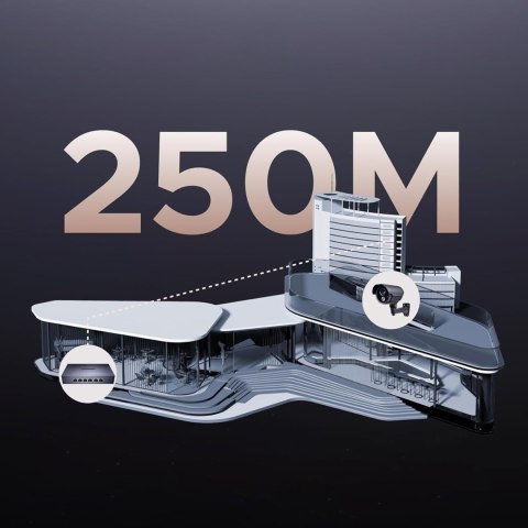 Switch przełącznik sieciowy Ethernet 6-Portowy 1Gb/s z PoE - szary