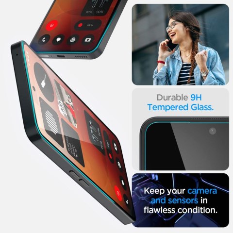 Szkło hartowane na Nothing Phone 3A / 3A Pro Glas.tR EZ Fit - przezroczyste