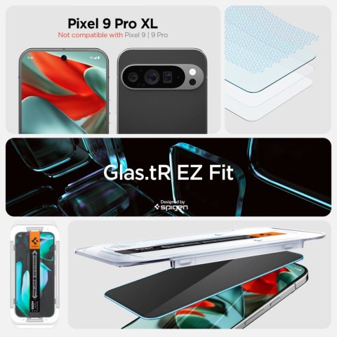 Szkło prywatyzujące na Google Pixel 9 Pro XL Glas.TR Ez Fit Privacy - 2 szt.