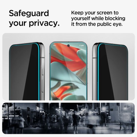 Szkło prywatyzujące na Google Pixel 9 Pro XL Glas.TR Ez Fit Privacy - 2 szt.