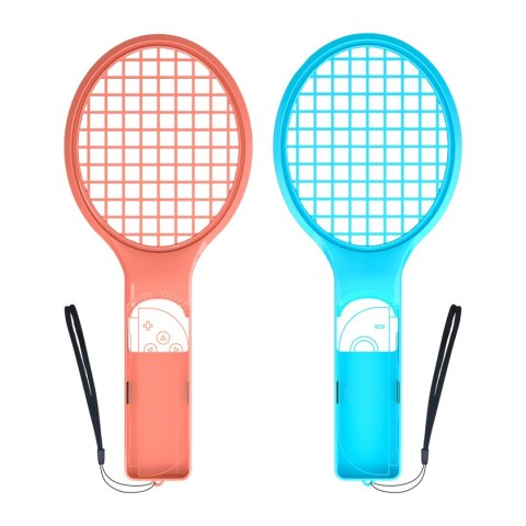 Zestaw akcesoriów rodzinnych 23w1 do konsoli Nintendo Switch 2 - pomarańczowy i niebieski