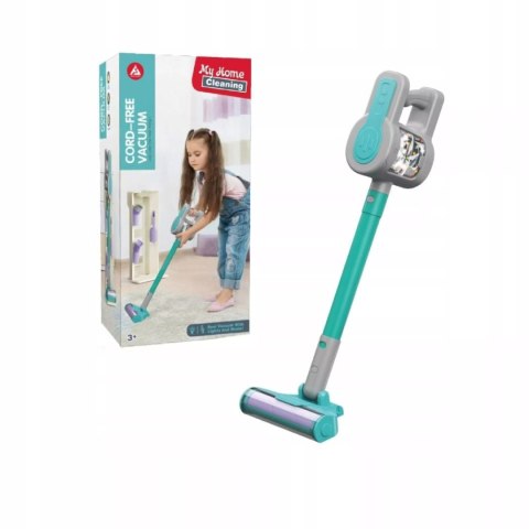 Odkurzacz dla Dzieci Pionowy + Stacja Zestaw do Sprzątania 3 Ssawki Dźwięki