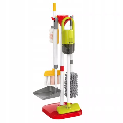 Zestaw do Sprzątania Elektroniczny Odkurzacz Mop Wiaderko Akcesoria Stojak