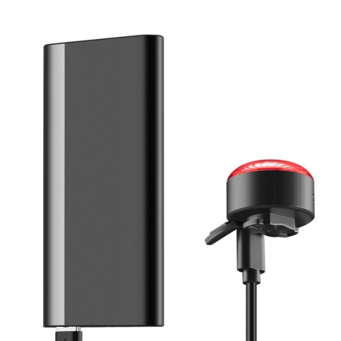 Lampki tylne wodoodporne inteligentne światła czarne 2 szt.