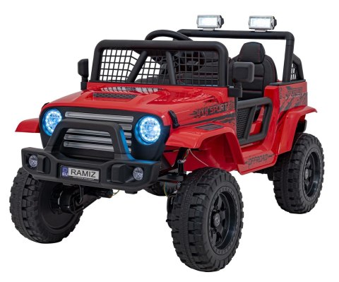 Pojazd OFF ROAD 4x4 SPORT Czerwony