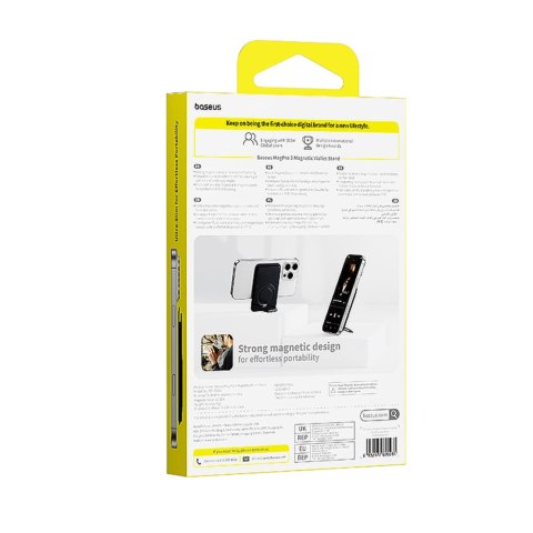 Portfel magnetyczny na karty z podstawką MagSafe - czarny