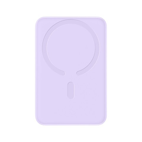 Powerbank indukcyjny 10000mAh 22.5W MagSafe z kablem USB-C 20V/3A 0.3m - fioletowy