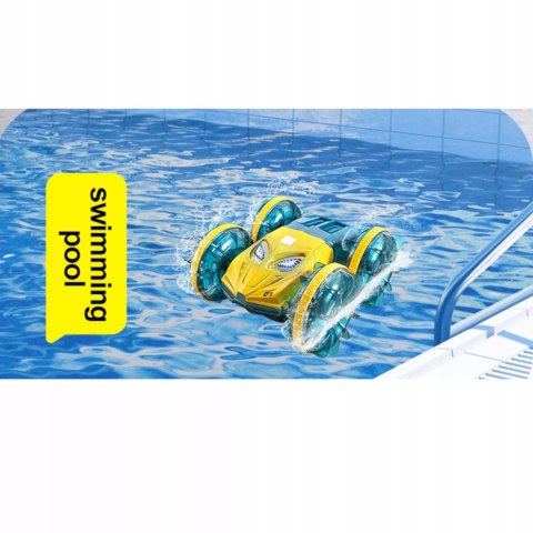 Samochód zdalnie sterowany JEŹDZI PO WODZIE terenowy AMFIBIA dla dzieci