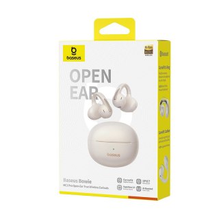 Słuchawki bezprzewodowe z klipsem otwarta konstrukcja Bowie MC1 Pro OWS - białe