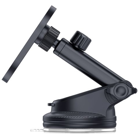 Uchwyt samochodowy z ładowarką do smartfona na deskę kratkę MagSafe 15W - czarny