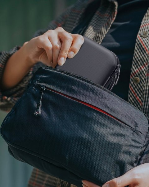 Etui ochronne futerał na konsolę Nintendo Switch 2 i akcesoria - czarne