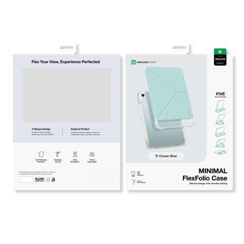 Etui ochronne z podstawką na iPad 11'' 2025 - niebieskie