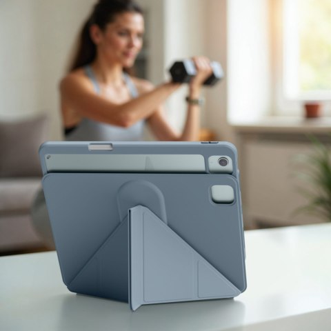 Etui pokrowiec magnetyczny na iPad 11'' 2025 - niebieskie
