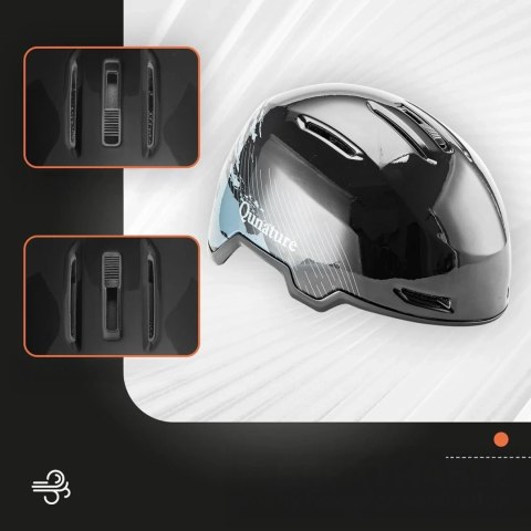 Kask narciarski snowboardowy z nausznikami rozmiar M - czarny