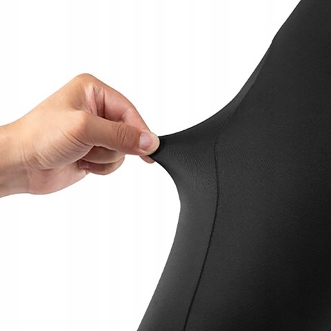 Spodnie rowerowe kolarskie długie oddychające z wkładką XXXXL - czarne