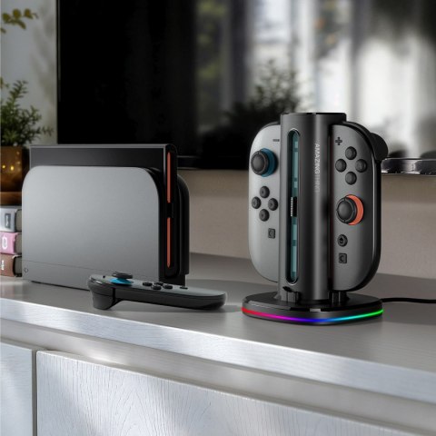 Stacja ładująca do kontrolerów Nintendo Switch 2 - czarna