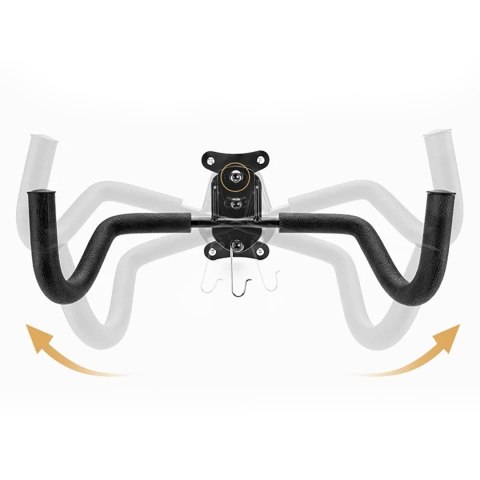 Wieszak uchwyt rowerowy do montażu na ścianie - czarny