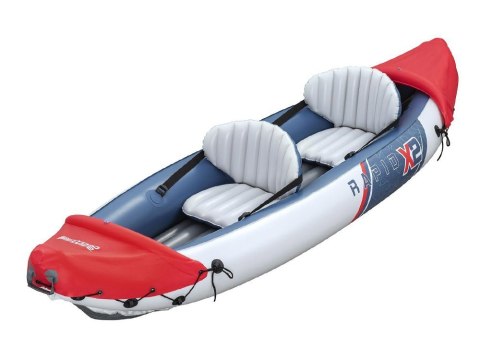 Bestway Dmuchany kajak 2-osobowy LITE-RAPID X2 + wiosła max 160kg 65077