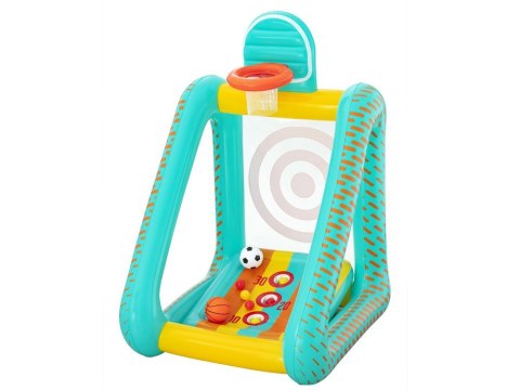 Bestway Gra ogrodowa 3w1 koszykówka + piłka nożna + cel 127x109x178cm 52813