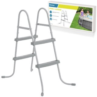 Bestway Metalowa drabinka do basenu 84cm 58430