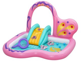 Bestway Wodny plac zabaw MOTYLEK 180x180x117cm + zjeżdżalnia i akces. 53175